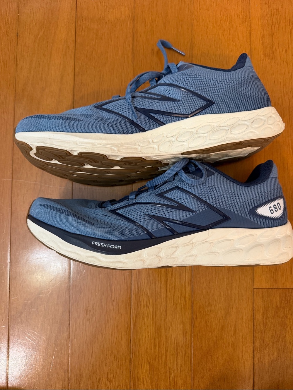 New Balance Fresh Foam 680 v8 Men's Running Shoes Blue Size 9 M680CS8 EUC - Picture 5 of 9